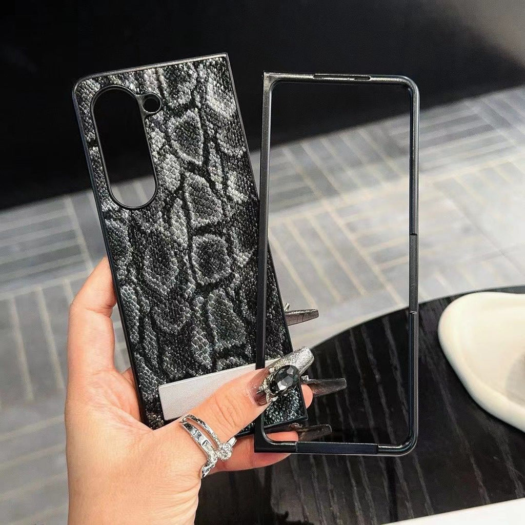 Luxury Textured Leather Case with Kickstand