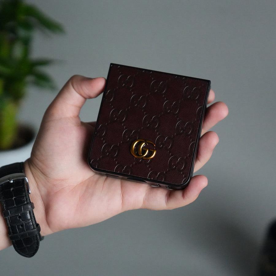 Luxury Embossed Leather Case