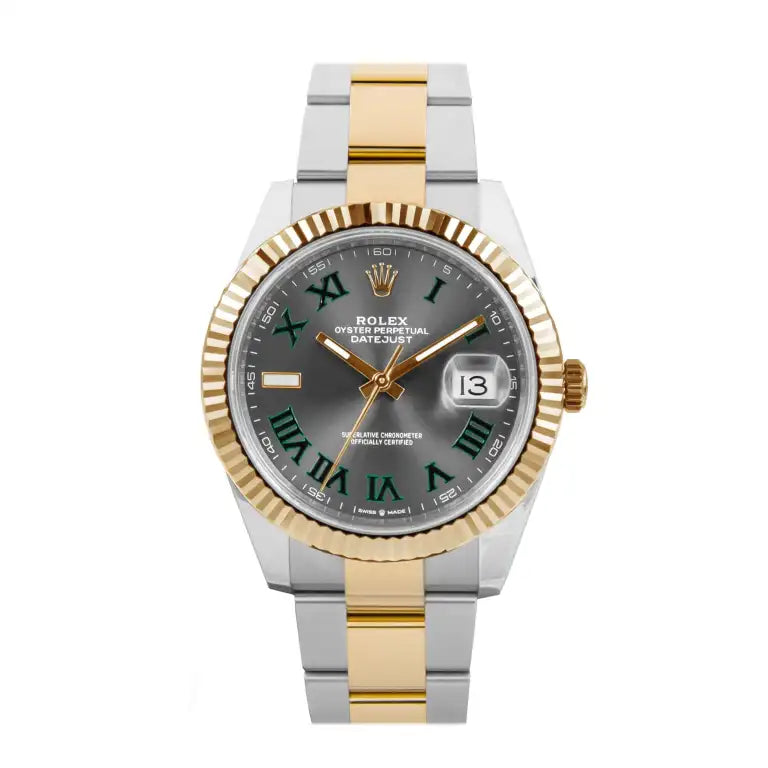 Datejust 41 ‘Wimbledon’ Dial Two-Tone Oyster