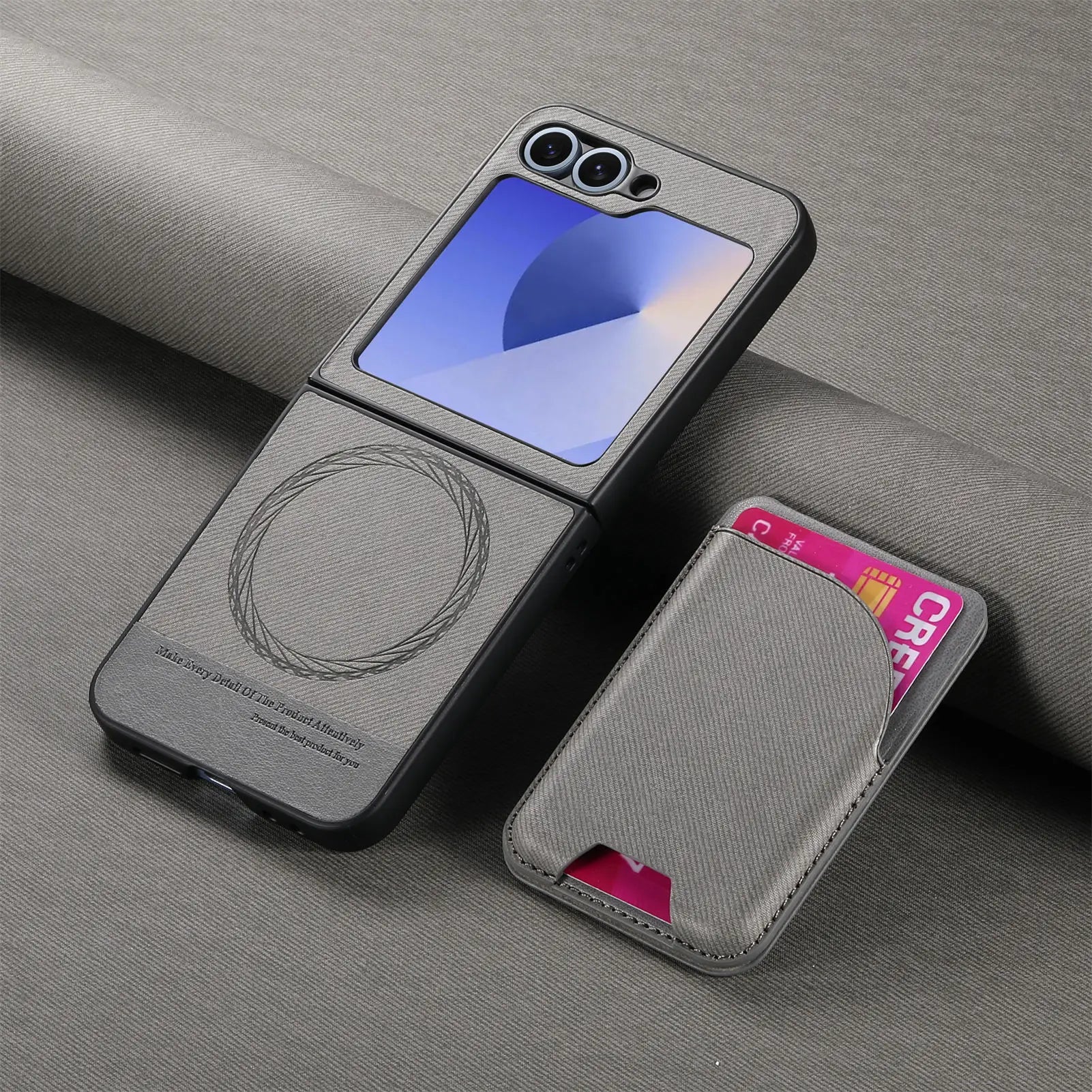 Samsung Z Flip Detachable Wallet Case