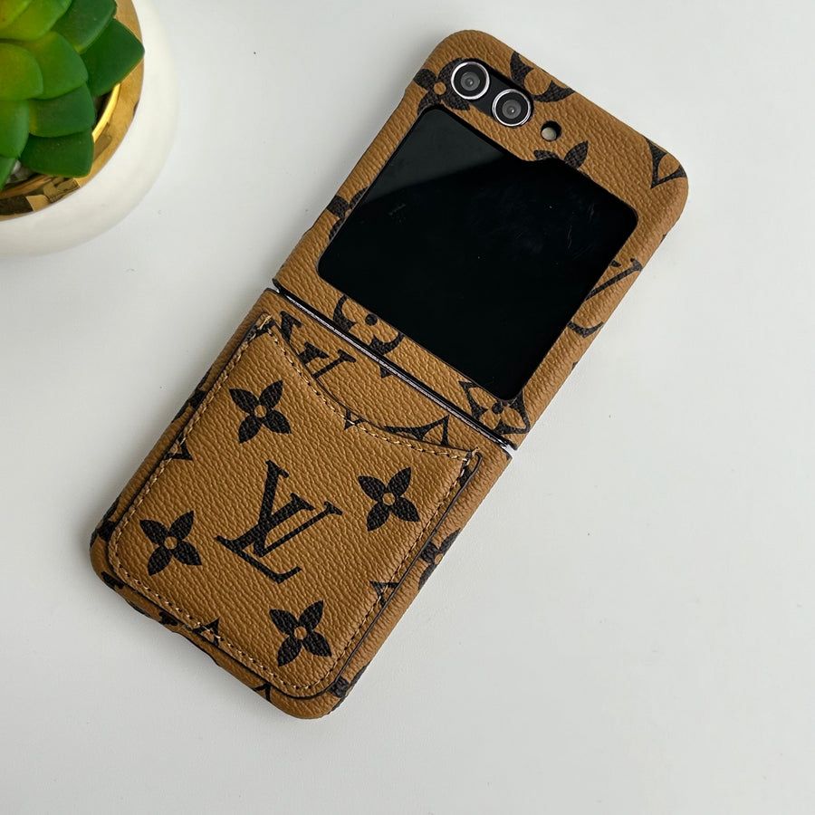 Designer Leather Wallet Case