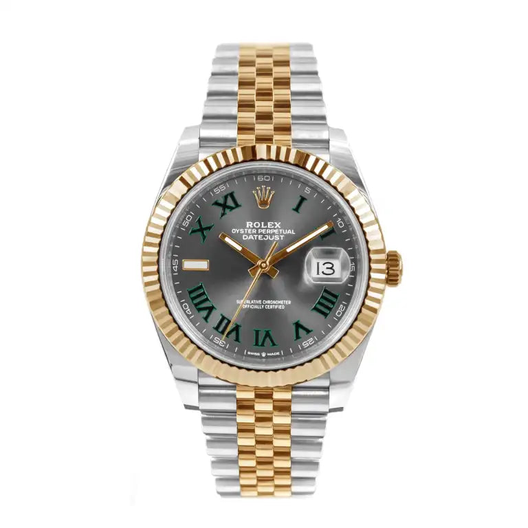 RLX Datejust 41 ‘Wimbledon’ Dial Two-Tone Jubilee