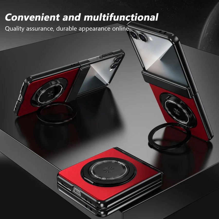 Magnetic Ring Stand Case Z Flip