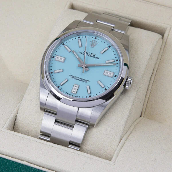 Oyster Perpetual Tiffany Blue Dial 124300 41 mm