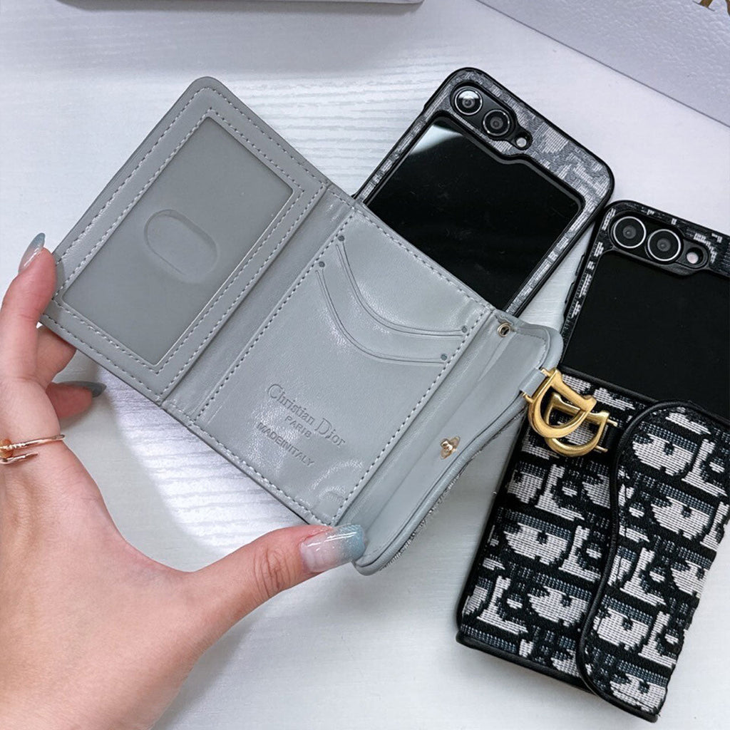 Z Flip Luxury Crossbody Case